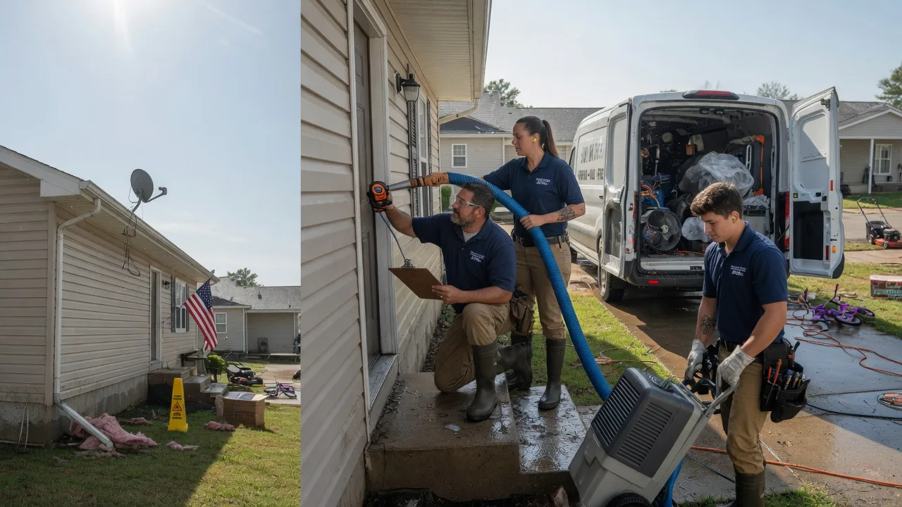 Ceiling Water Damage Restoration in Stockbridge, WI near me